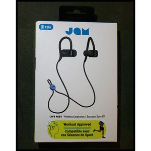 JAM Audio in ear 12-hour bluetooth wireless headphones